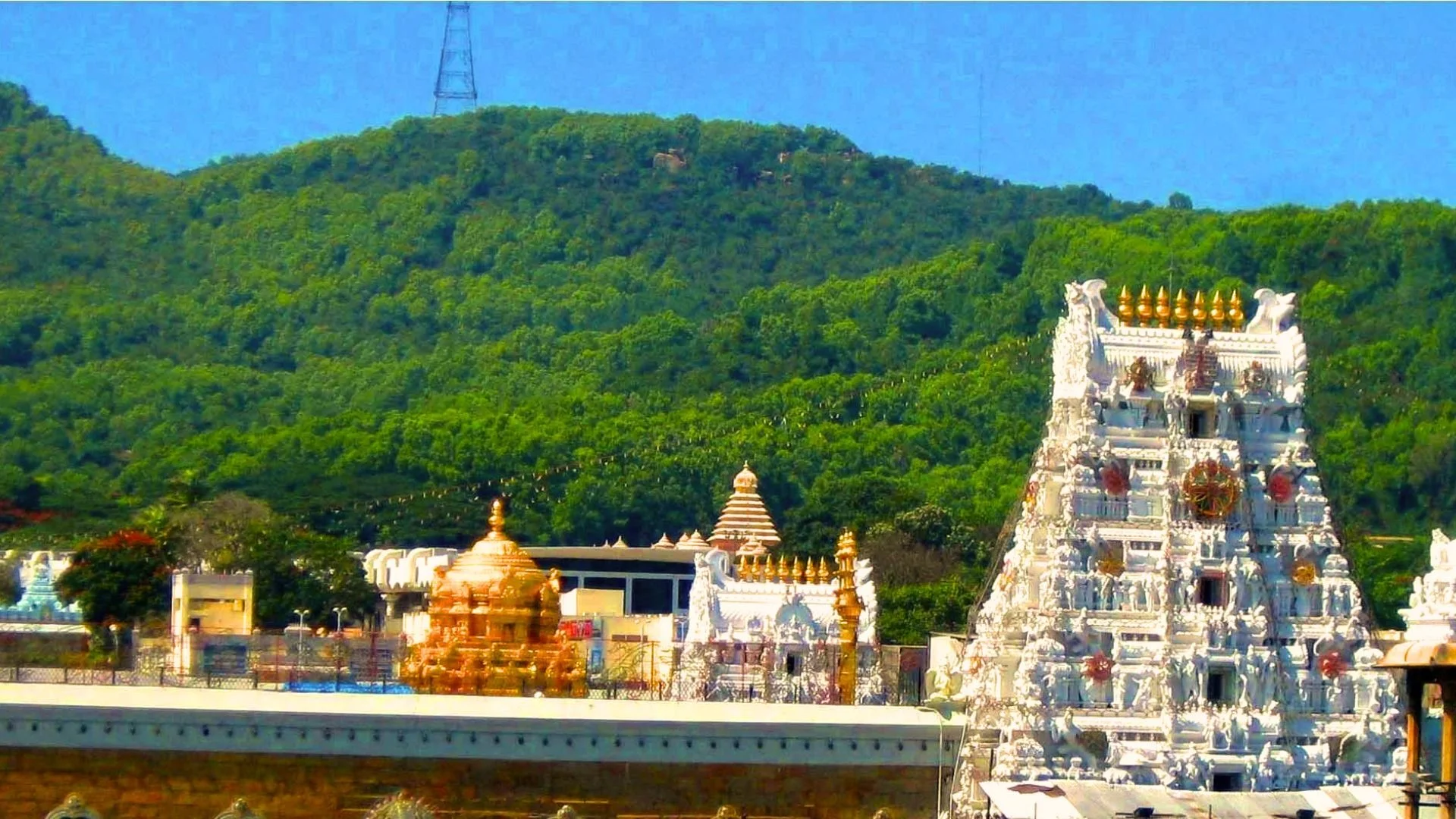 Tirumala Venkateswara Temple Main Entrance - Sevenhills Tours Tirupati to Tirumala Package