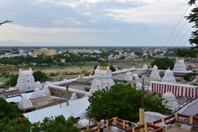 Sri Kalahastiswara Temple Srikalahasti Full View - Vayu Lingam Pancha Bhuta Stala Chittoor Andhra Pradesh